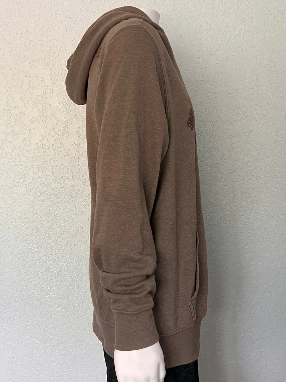 The North Face Men’s Large Brown Taupe Bear Graphic North 66 Pullover Hoodie